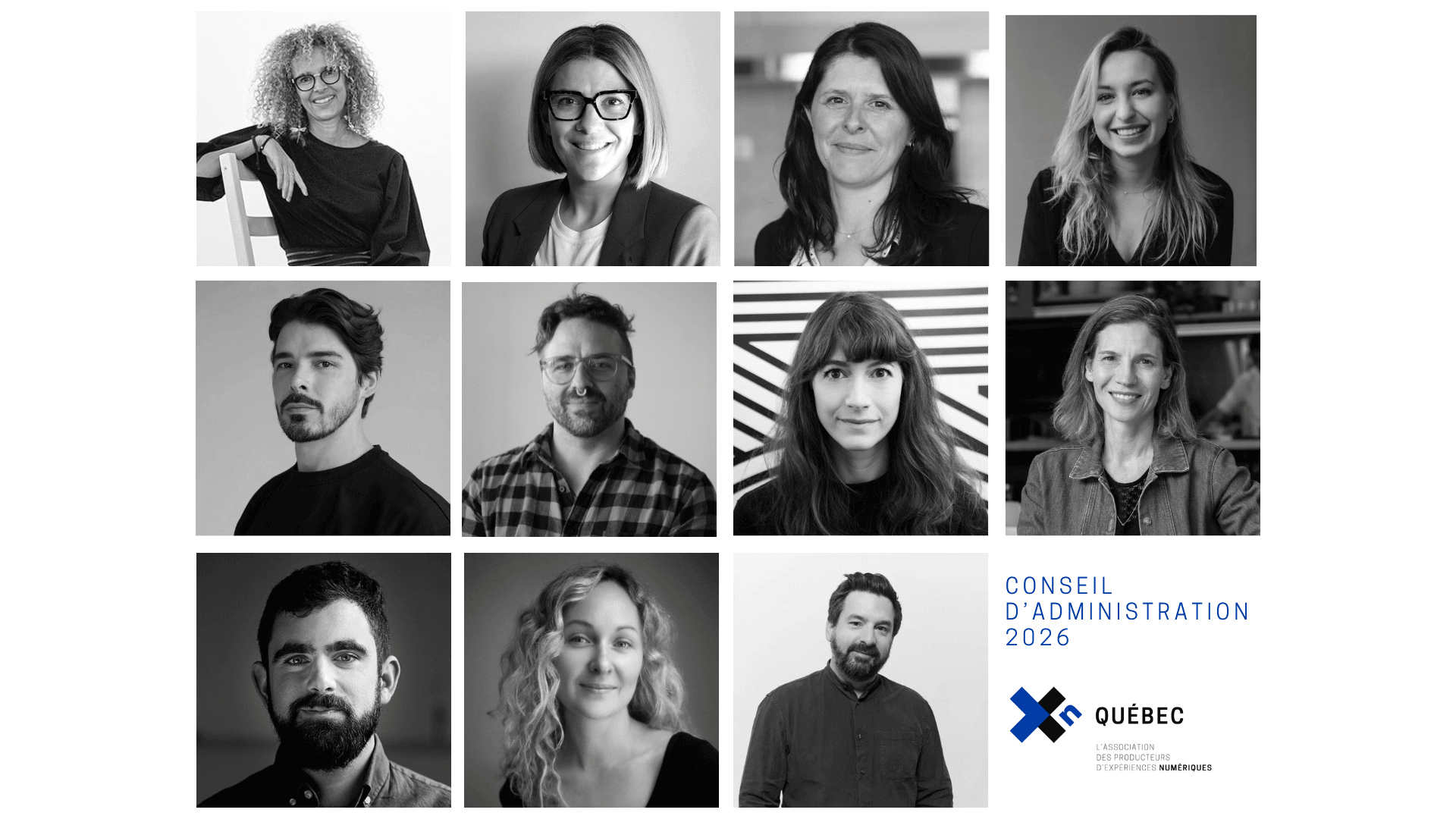 Découvrez le nouveau conseil d’administration de Xn Québec 2026